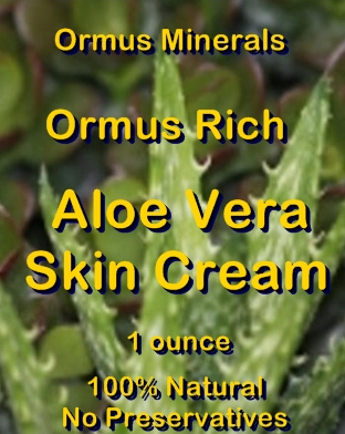 Ormus Minerals -Ormus Rich Aloe Vera Skin Cream